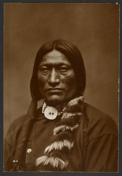 High Bear, Oglala Lakota (c. 1880) by L.A. Huffman - Frontier (Unframed)