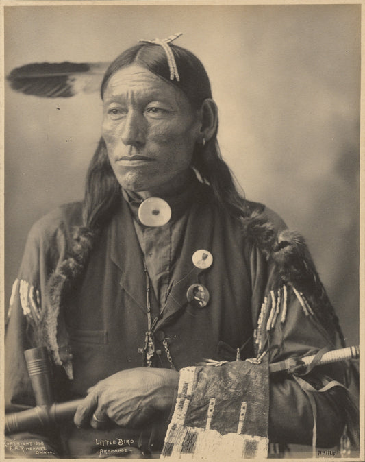 Little Bird, Arapahoe (1898) by Rinehart & Muhr - Historic Native (Unframed)