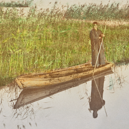 Mount Fuji from Kashiwabara (1897) by Kazumasa Ogawa - Hand-Colored Photo Print (Unframed)