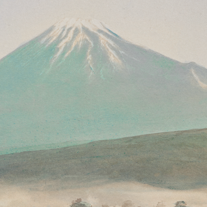 Mount Fuji from Kashiwabara (1897) by Kazumasa Ogawa - Hand-Colored Photo Print (Unframed)