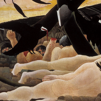 War (La Guerre) (1894) by Henri Rousseau - Post-Impressionist Art Print (Unframed) (5"x7")