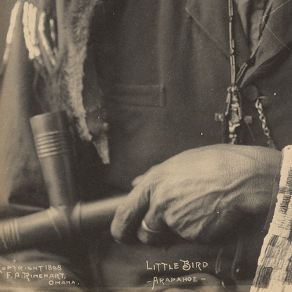 Little Bird, Arapahoe (1898) by Rinehart & Muhr - Historic Native (Unframed)