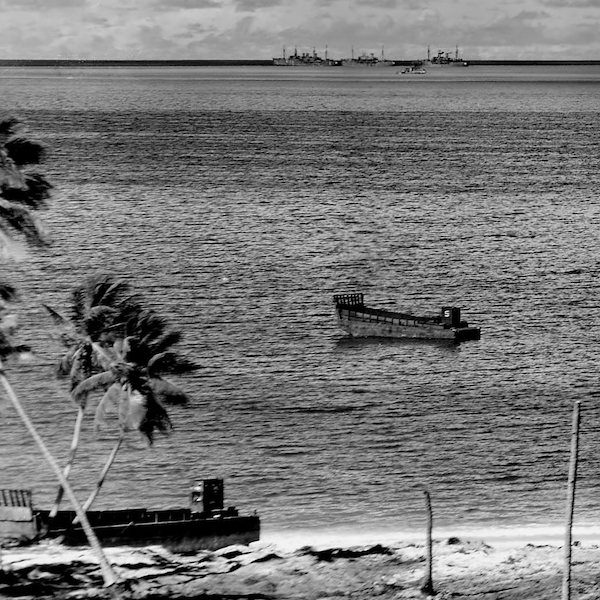 The "Baker" Nuclear Test, Operation Crossroads (1946) - Historic Photo Print (Framed and Matted) (12"x18")
